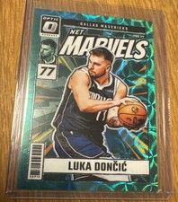 2024-25 Optic Luka Doncic Net Marvels Green International /25 Dallas Mavericks