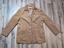 Franco Callegari Jacke Blazer Damen Cord Gr. 46 Beige