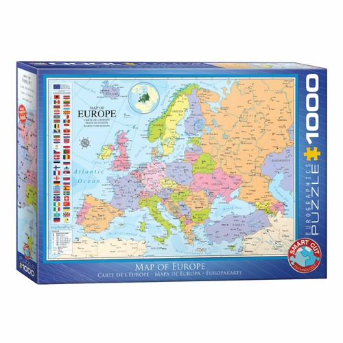 Eurographics puzzle karte von - eurographics,