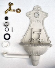 Antik Alu Wand Garten Brunnen