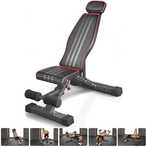 Klappbar hantelbank fitness - klappbar,