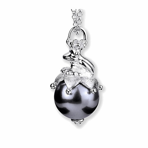 Frosch mit perle anhänger - perle,