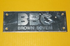 BBC original Aluminiumschild