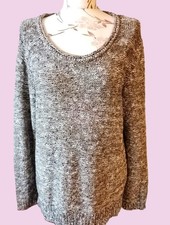 CECIL ✨Da. Marken Strickpulli Boucle' Pullover Gr.XL 44 khaki meliert