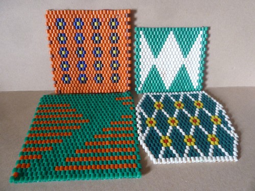 Walzenperlen ddr untersetzer - ddr,