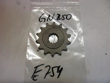 Ritzel E754. Suzuki GN 250 Zahnrad 14 T Kettenrad E434 Motor Antrieb sprocket