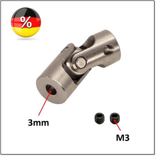 3mm auf kardangelenk - 3mm,