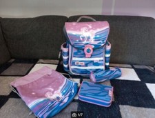 4 tlg. Set  McNeill Schultasche Ergo Light Plus MAGIC HORSE Pferd Schulranzen