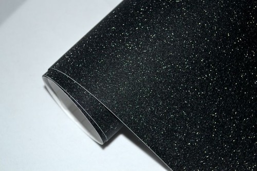 Glitzer schwarz - -,