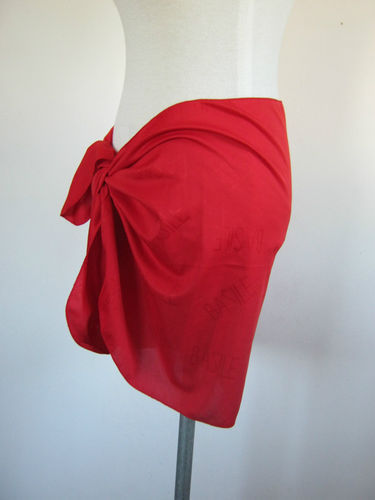 Basile pareo rot - 100%, seide