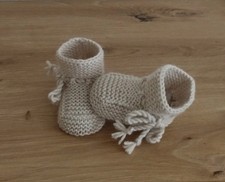 Babyschuhe,gestrickt,Handarbei