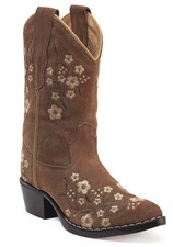 Jama Old West Westernreitstiefel Westernstiefel Kinder u. Jugendliche, Blume