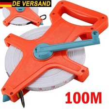 Rollbandmaß 100m Bandmaß Maßband Messband Kapselmaßband Rollmeter Laserwaage DE
