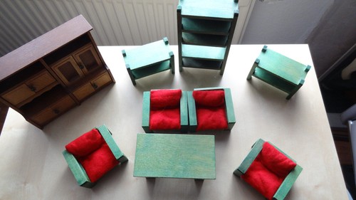 Puppenmöbel ddr wohnzimmer - puppenmöbel, ddr,wohnzimmer