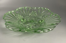 Alte Pressglas Schale Teller