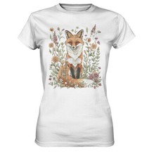 Fuchs T-Shirt, Florales Fuchs