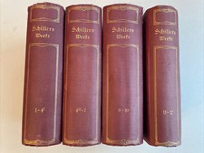 Friedrich Schiller Werke 1-12 komplett um 1910 alte Bücher Bände 