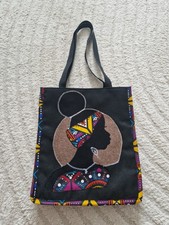 Frauen Umhängetasche Schultertasche Schwarz Afrika Tansania Kenia Souvenir 
