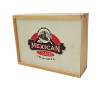 Spiel Mexican Train in Holzbox (Rappelkiste Spielwaren Großhandel) NEU/OVP