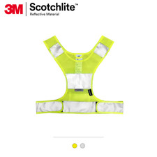 Salzmann 3M hochsichtbare reflektierende Laufweste Sportweste  mit 3M Scotchlite