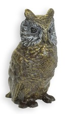 Bronzeskulptur einer Eule
