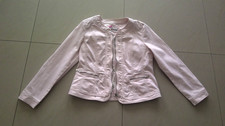 Canda  Jacke Jeansjacke Blouson Gr.42 Rosa Krempelarm