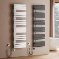 Badheizkörper Elektrisch mit Thermostat Elektro Flachheizkörper Handtuchwärmer