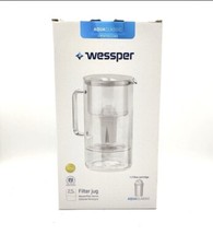 Wessper Wasserfilter CrystalLine Blau 2,5L und 3 AquaClassic Filterkartusche