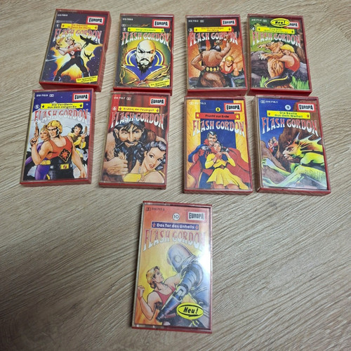 Auswahl flash gordon kassetten - gordon,