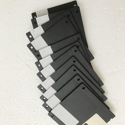 11x diskette schwarz - 11x,