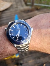 OMEGA Seamaster Planet Ocean 600m 43,5mm in blau Full Set 2021