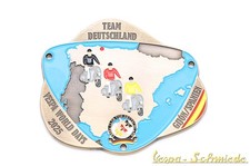 Metall-Plakette "Vespa World