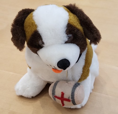 Stofftier hund bernhardiner - stofftier,