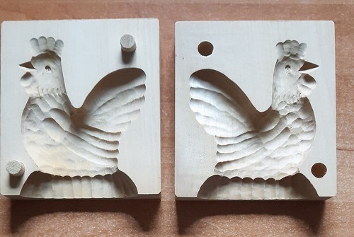 Ostern butterform holz - ostern, huhn
