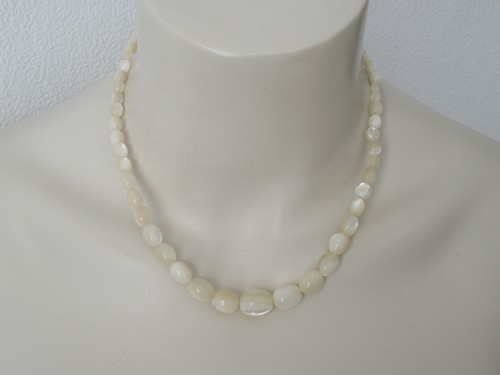 Vintage kette collier perlmutt - vintage,