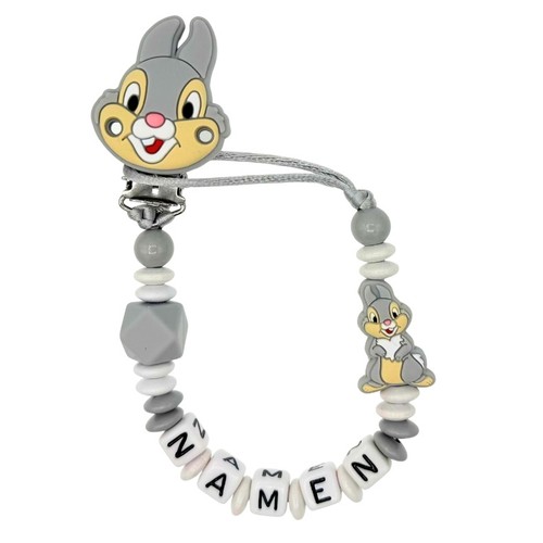 Schnullerkette mit wunschnamen - schnullerkette,