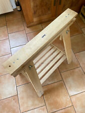 IKEA MITTBACK Tischbock Naturholz höhenverstellbar 58x70/93 cm gebraucht