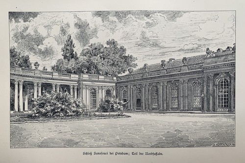 Potsdam sanssouci rokoko - -,