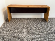 Holz-Bank Oliver, Design Oliver Conrad, Eiche, sägerauh,  110x44x31cm