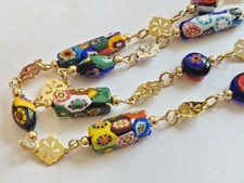 Murano Halskette Millefiori