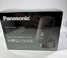 Seniorenhandy Panasonic KX-TU466 black –  mit Ladestation und OVP