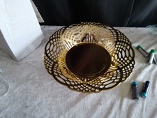 Schale/Deko-Schale/neu/gold/Ku