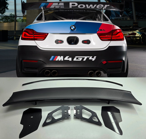 Carbon fiber rear gt4 - carbon,