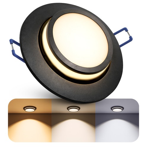 Lago einbauleuchte schwarz led - einbauleuchte,