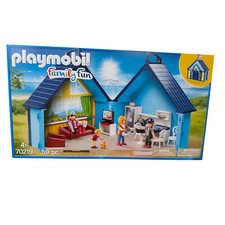 Playmobil Haus Ferienhaus Figuren Aufklapphaus Spielhaus Family Fun 70219 NEU