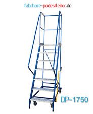 Fahrbare Podestleiter 6 Stufen