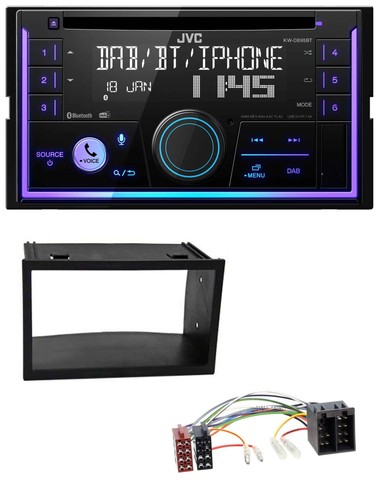 Jvc mp3 usb 2din dab - jvc, bluetooth