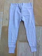 Reenactment lange Unterhose ähnlich WW ll  Gr.4 hellgrau 