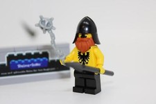 Lego (c) Ritter Figur - Ritter Speerkämpfer - Adler - gelb #2 - MOC Custom Druck