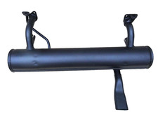 Einrohr Auspuff Schalldämpfer Endtopf VW Brezel Käfer Ovali Bus T1 barndoor